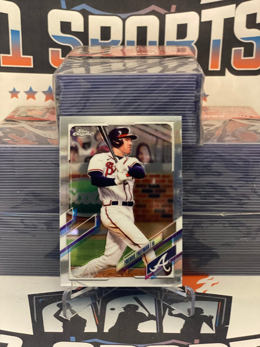 2021 Topps Chrome Freddie Freeman #138