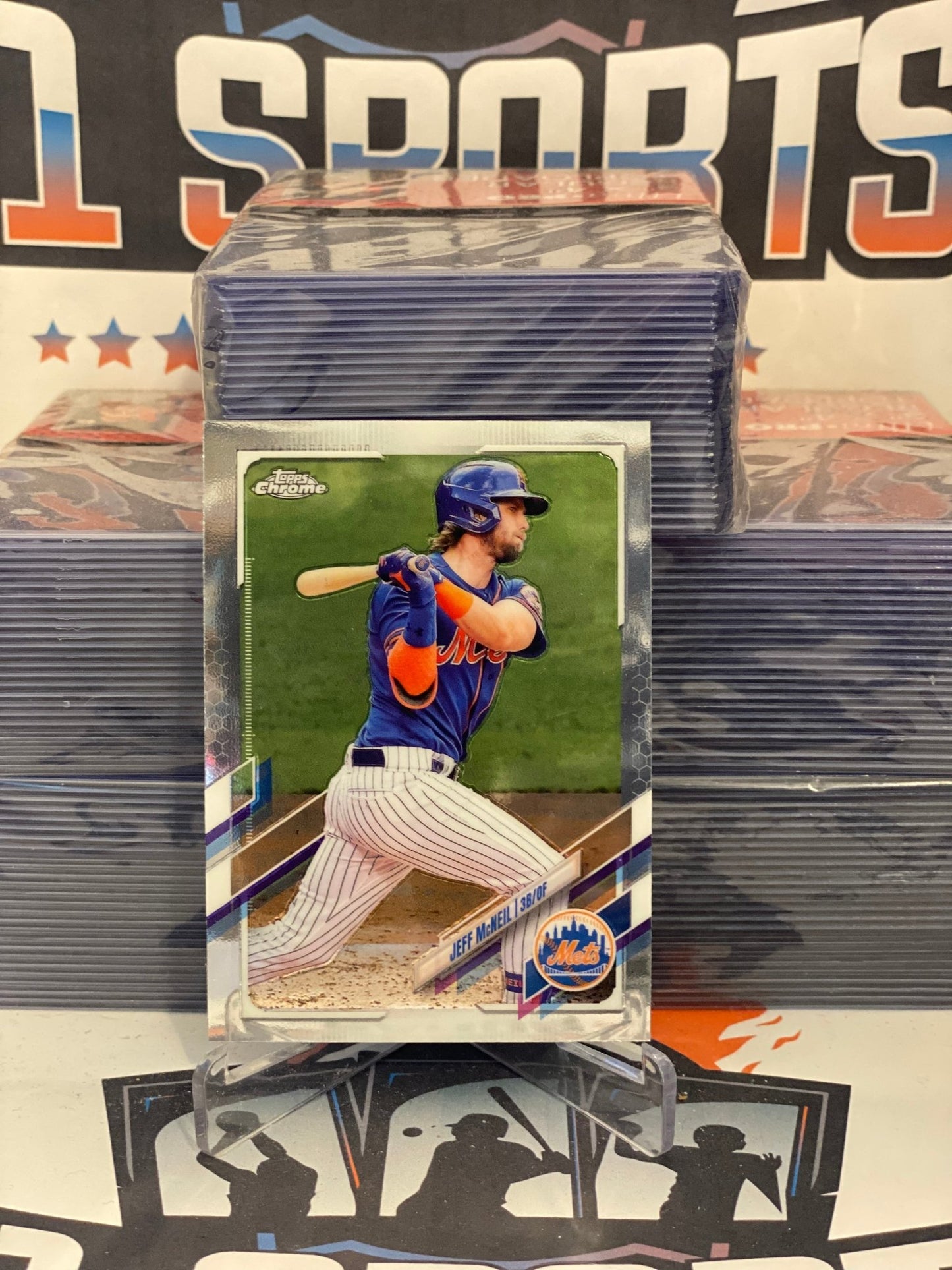 2021 Topps Chrome Jeff McNeil #214