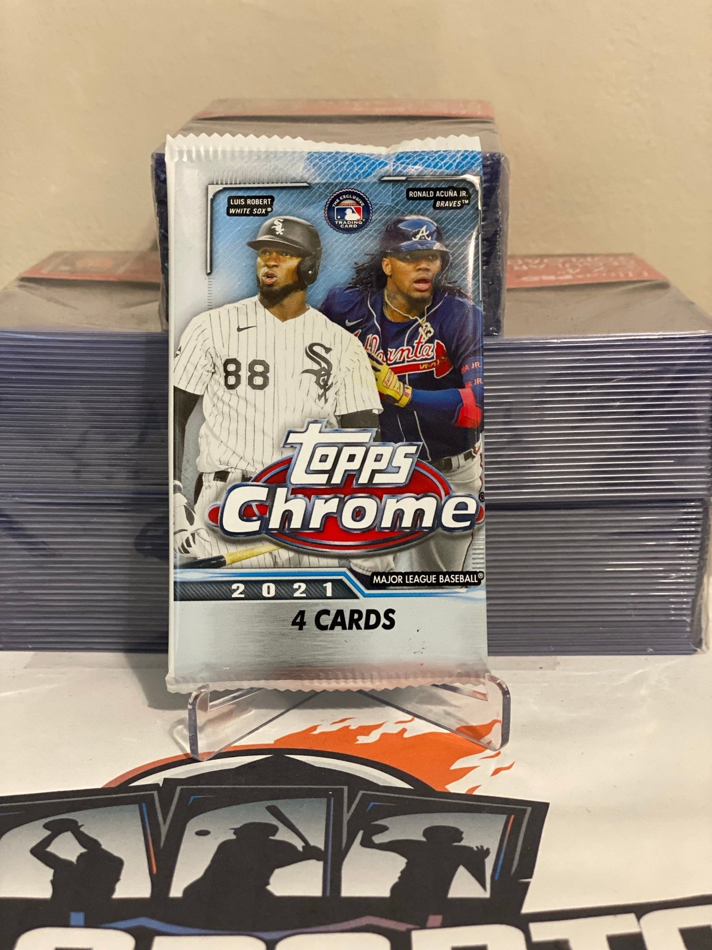 2021 Topps Chrome MLB Baseball Retail Pack