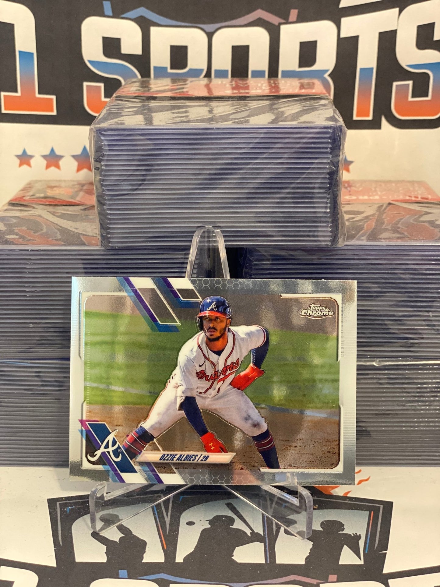2021 Topps Chrome Ozzie Albies #24