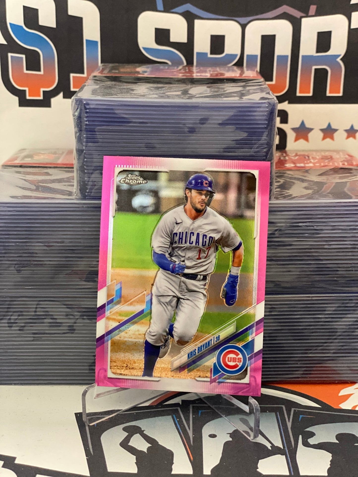 2021 Topps Chrome (Pink Refractor) Kris Bryant #40