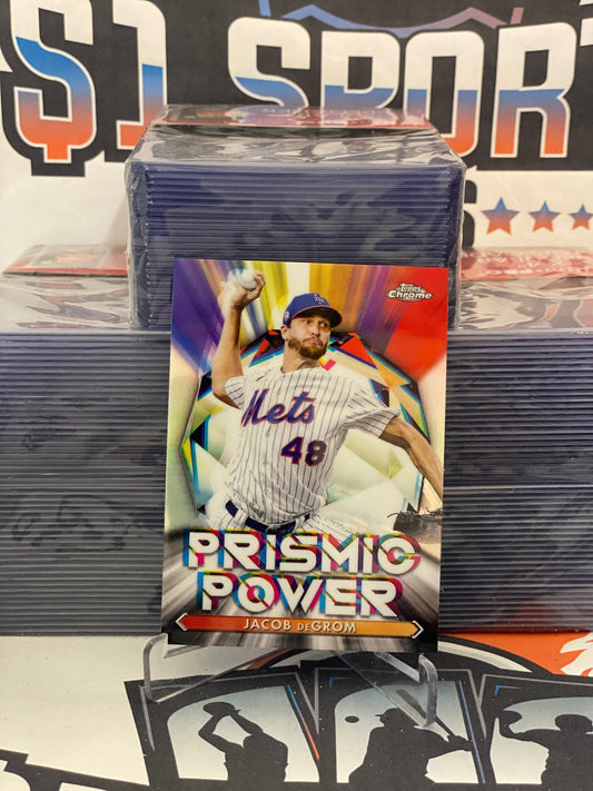 2021 Topps Chrome (Prismic Power) Jacob DeGrom #PP-1
