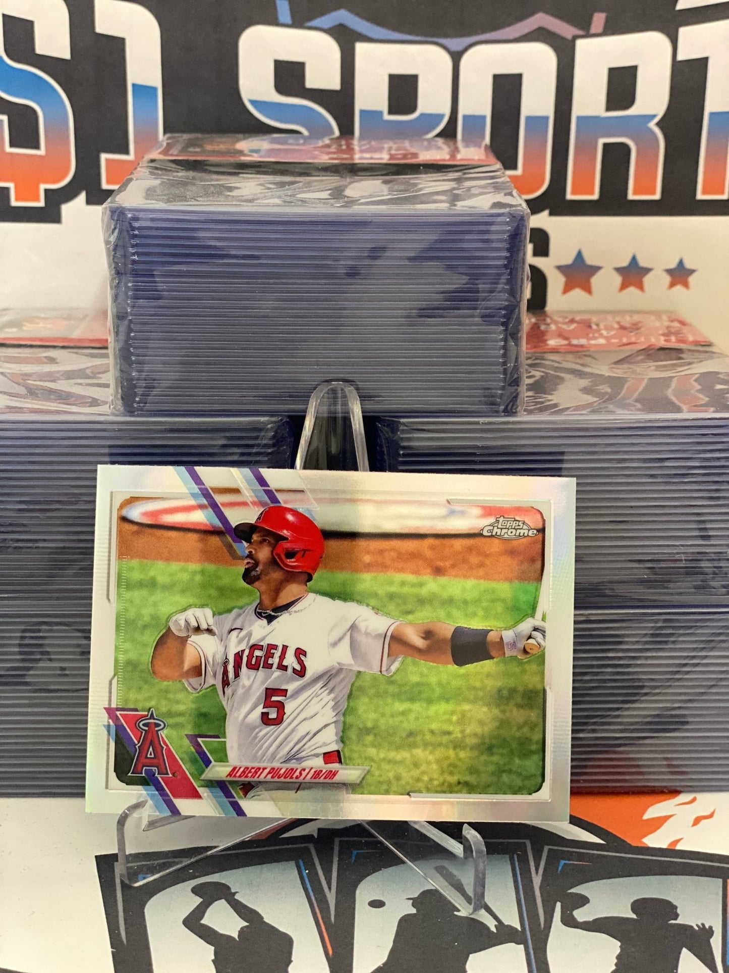 2021 Topps Chrome (Refractor) Albert Pujols #102