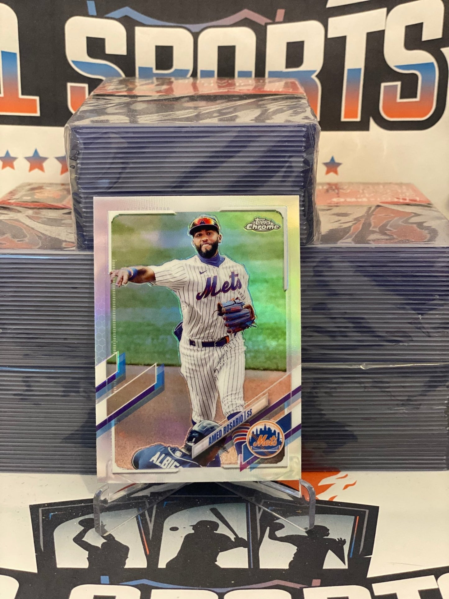 2021 Topps Chrome (Refractor) Amed Rosario #190