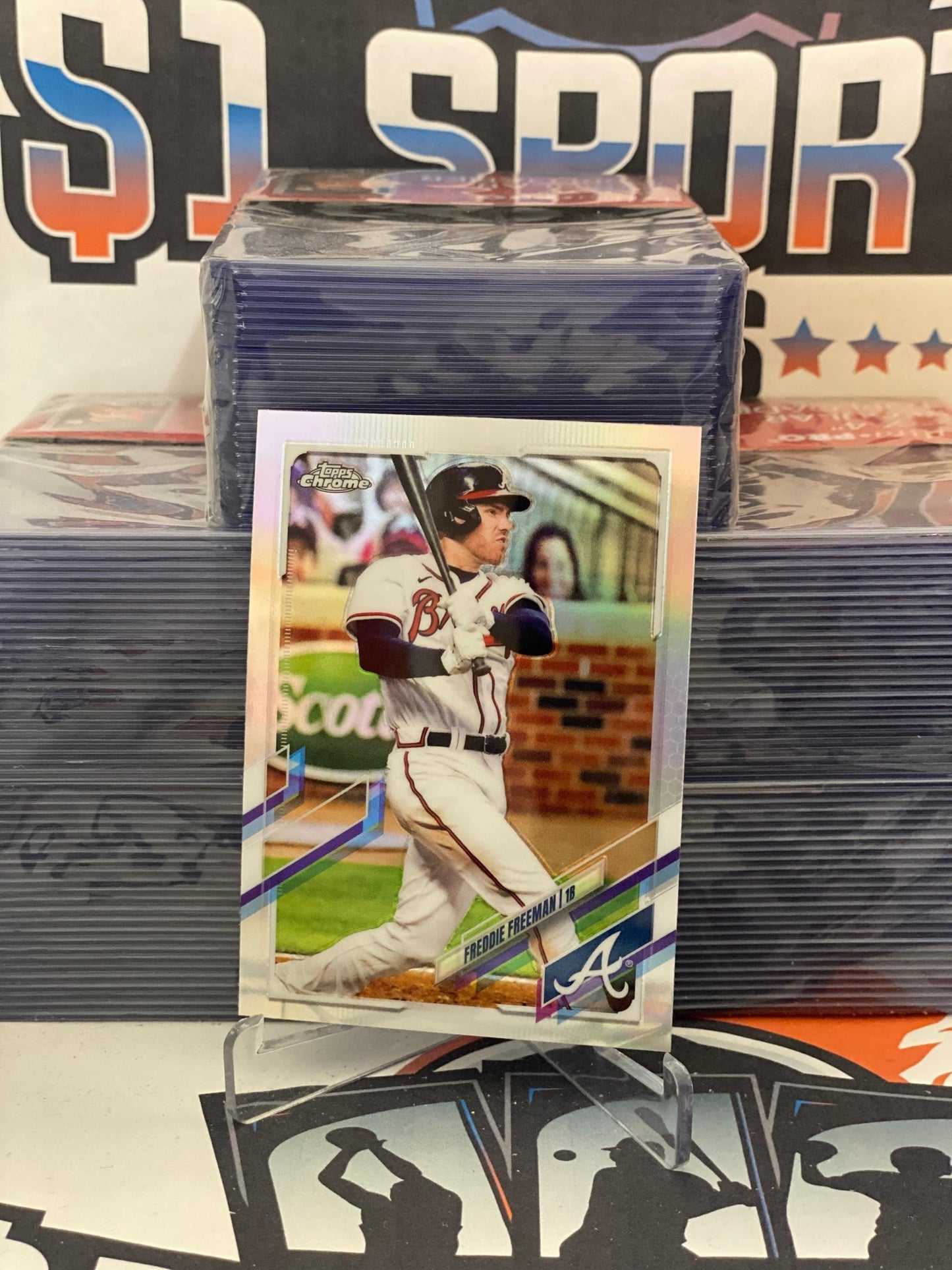 2021 Topps Chrome (Refractor) Freddie Freeman #138