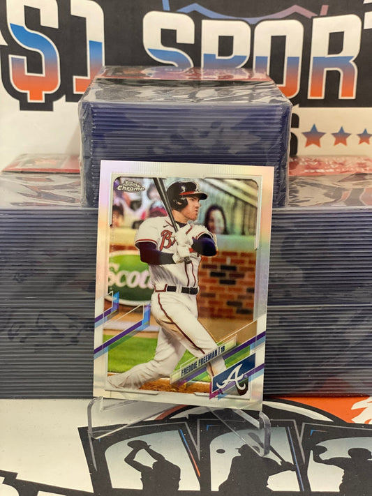 2021 Topps Chrome (Refractor) Freddie Freeman #138