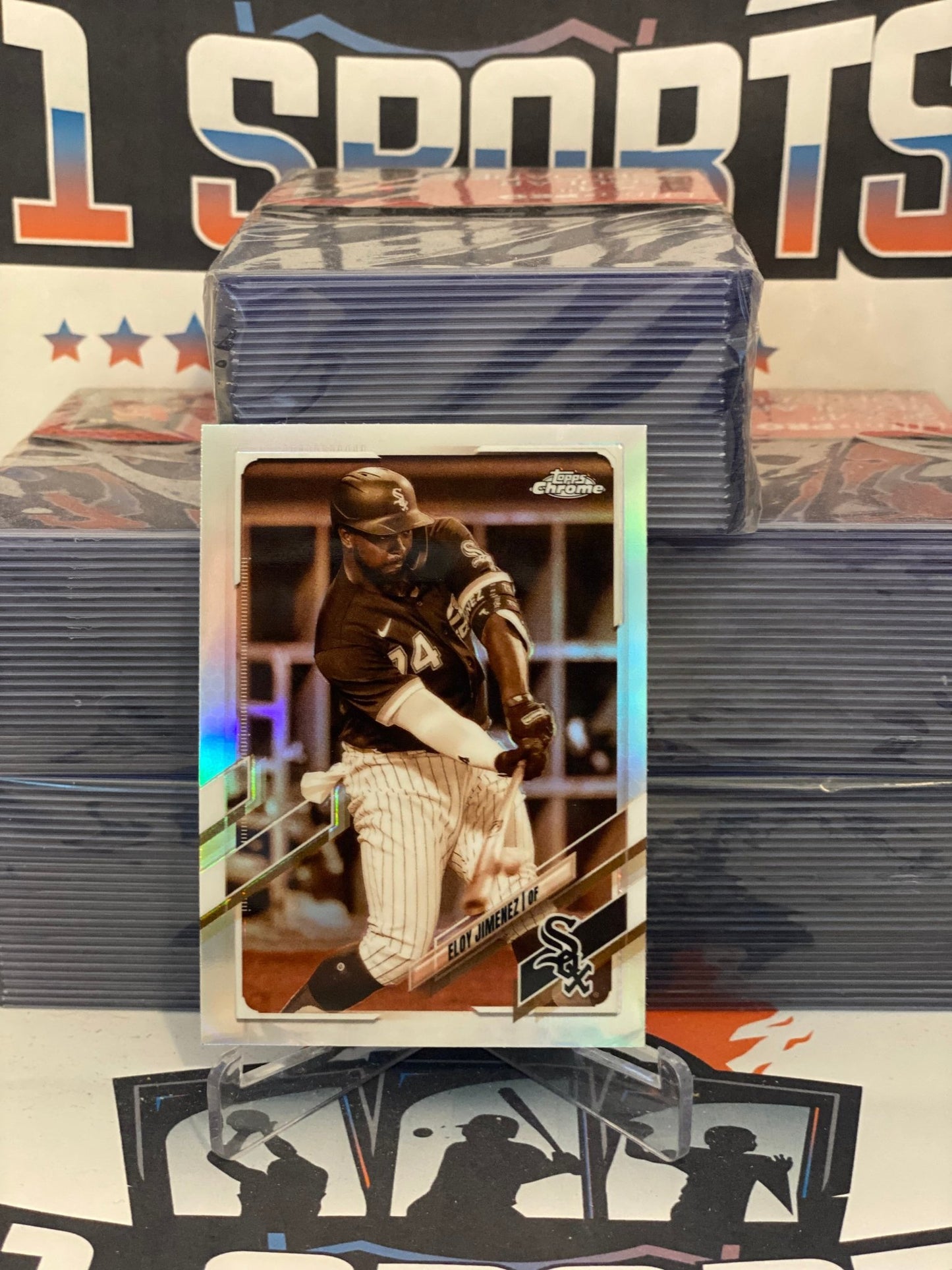2021 Topps Chrome (Sepia Refractor) Eloy Jimenez #89