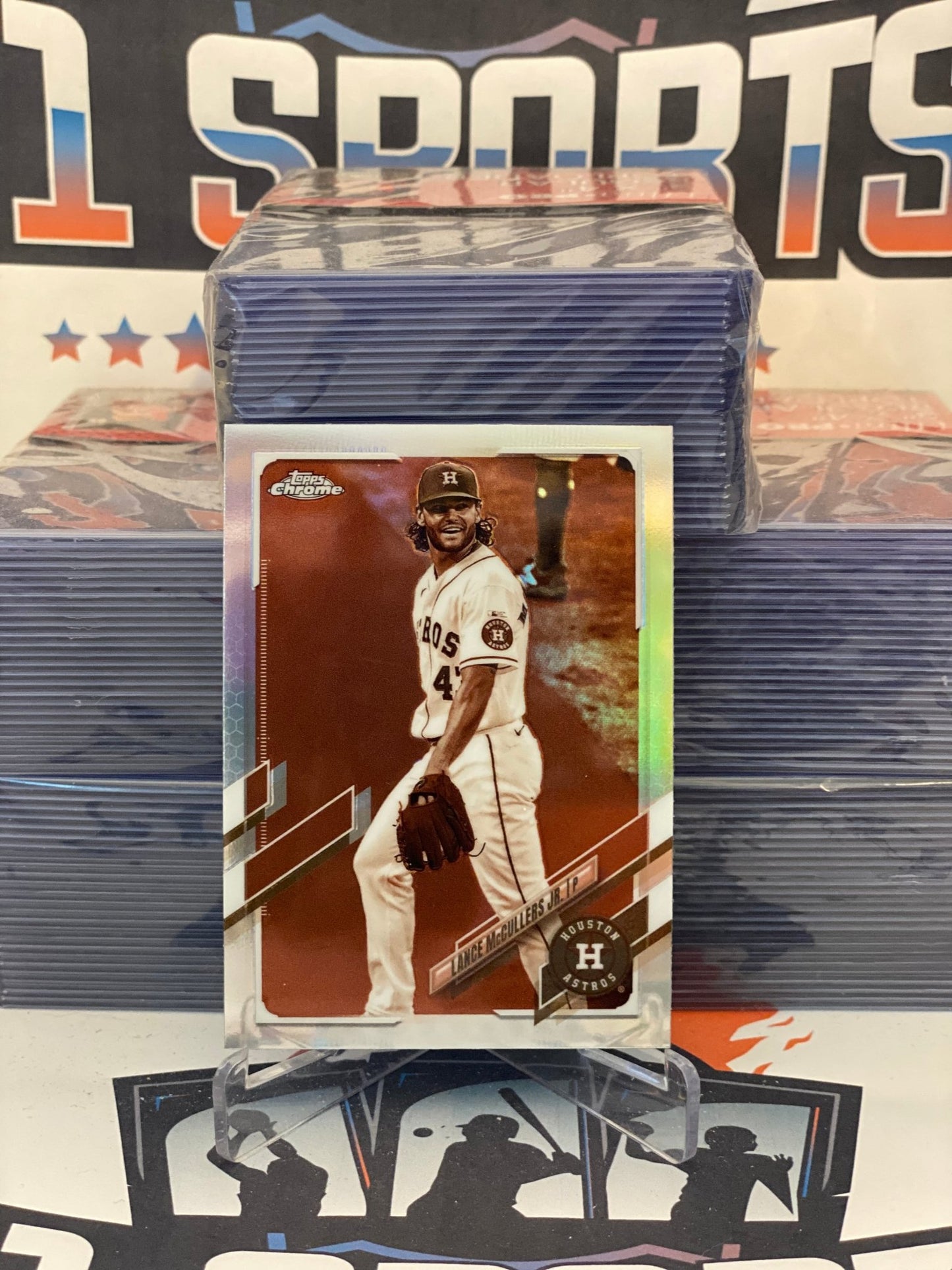 2021 Topps Chrome (Sepia Refractor) Lance McCullers Jr. #209