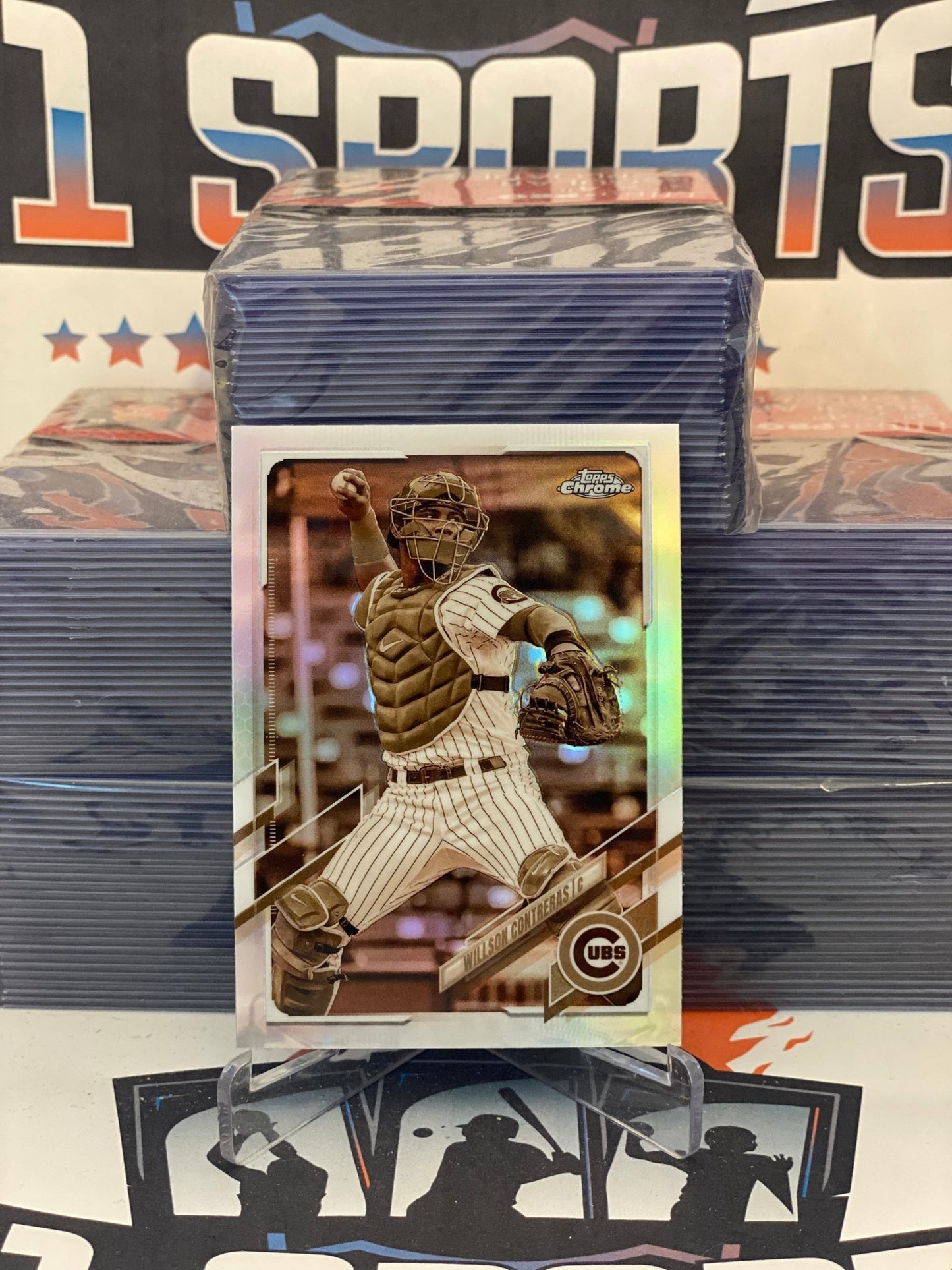 2021 Topps Chrome (Sepia Refractor) Willson Contreras #52
