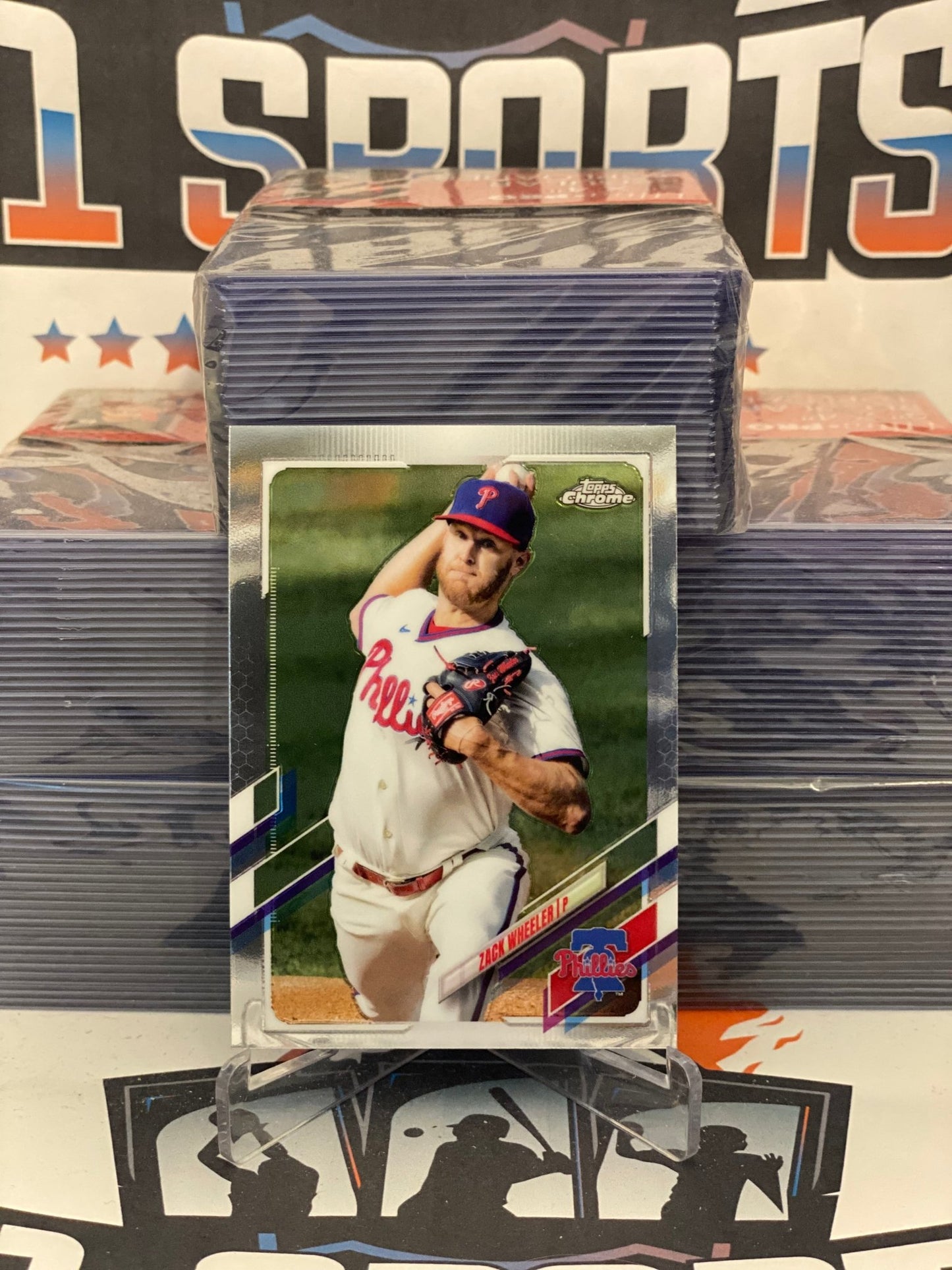 2021 Topps Chrome Update (Phillies Debut) Zack Wheeler #USC67