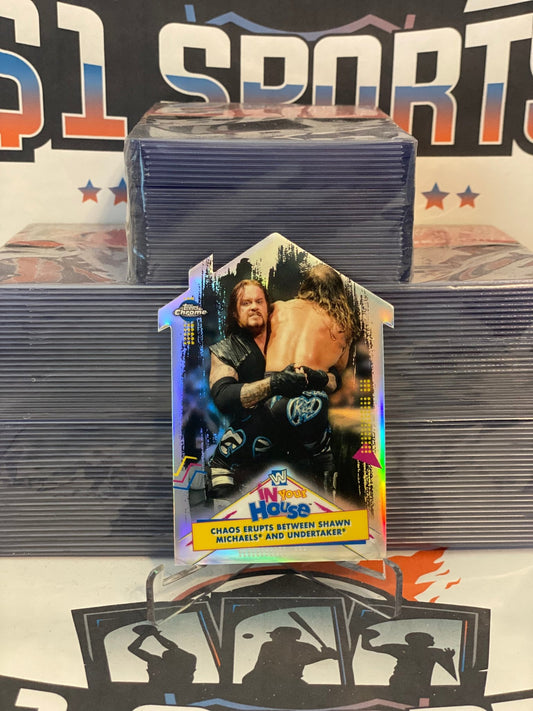 2021 Topps Chrome WWE (In Your House) Undertaker & Shawn Michaels #IYH-12