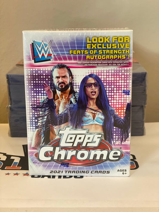 2021 Topps Chrome WWE Wrestling Blaster Box