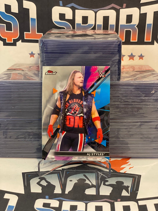 2021 Topps Finest AJ Styles #1