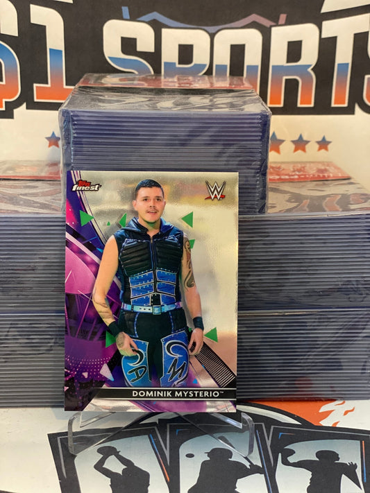 2021 Topps Finest WWE Dominik Mysterio Rookie #52