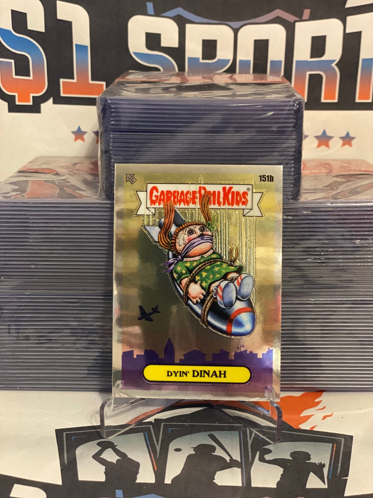 2021 Topps Garbage Pail Kids Chrome Series 4 Dyin' Dinah #151b