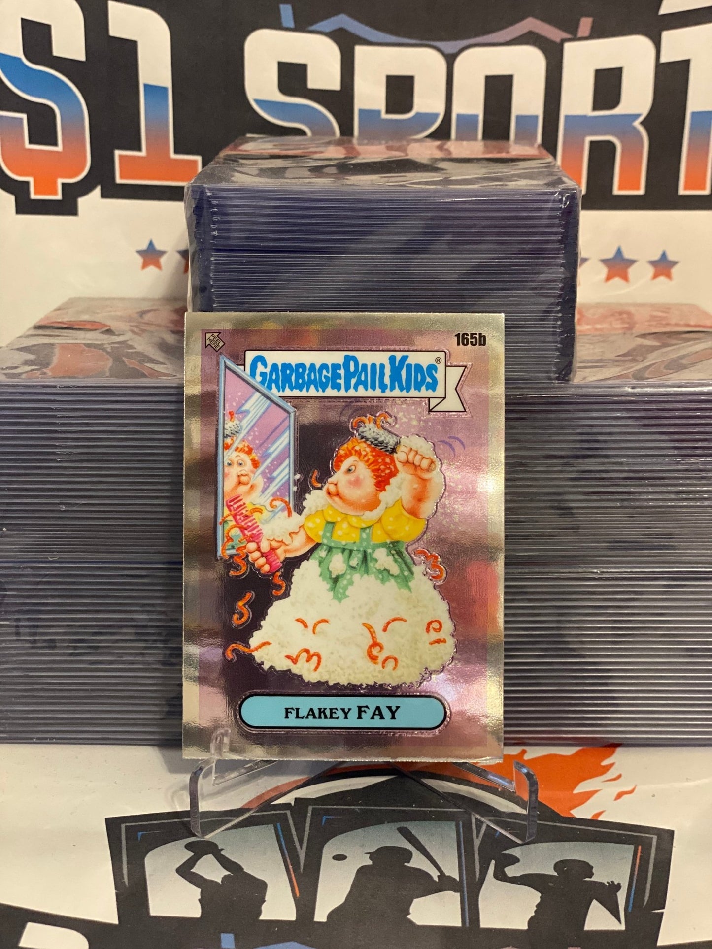 2021 Topps Garbage Pail Kids Chrome Series 4 Flakey Fay #165b
