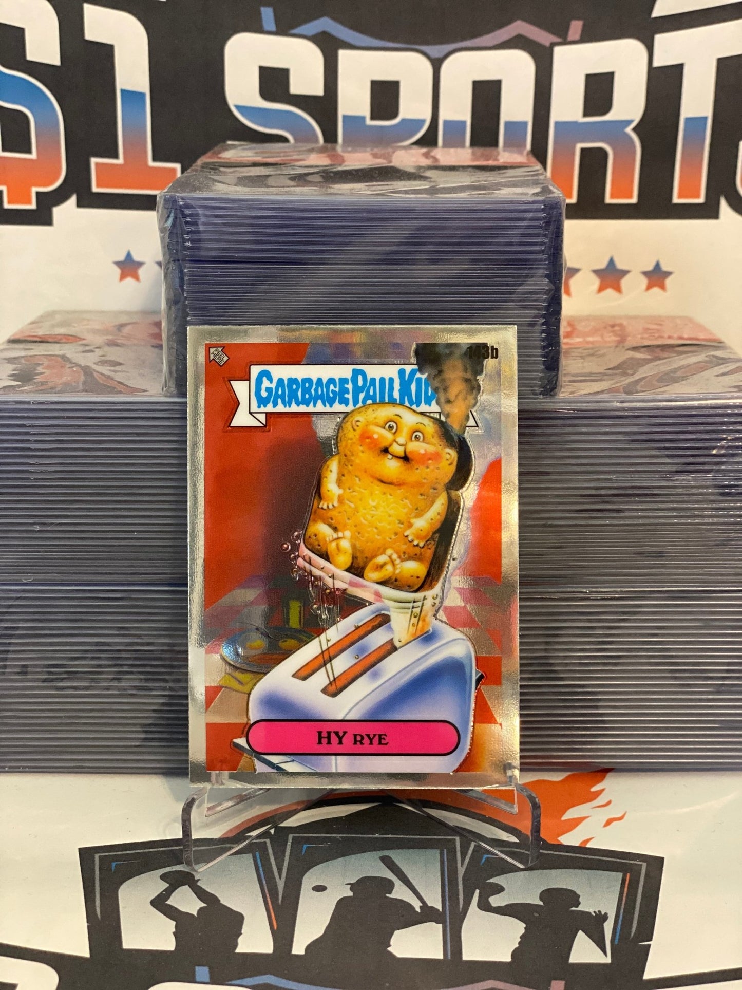 2021 Topps Garbage Pail Kids Chrome Series 4 Hy Rye #143b