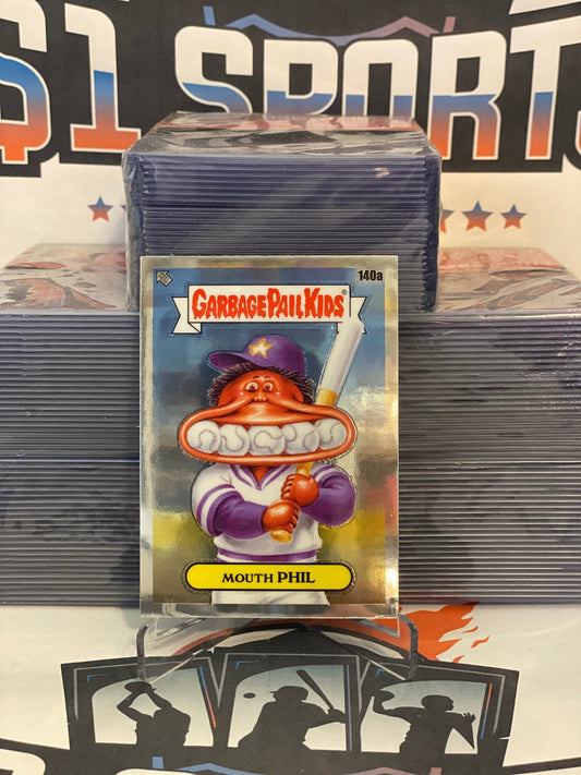 2021 Topps Garbage Pail Kids Chrome Series 4 Mouth Phil #140a