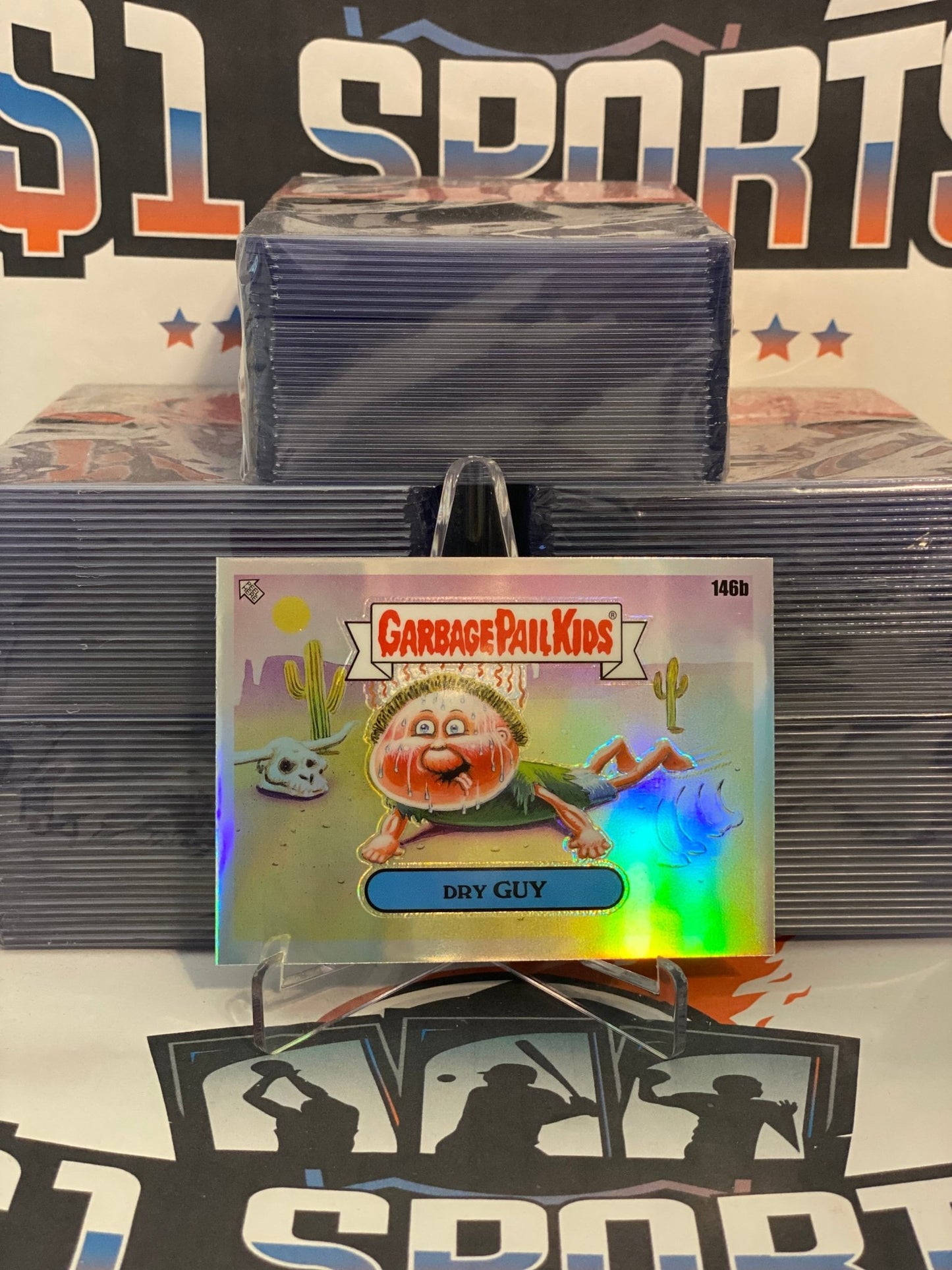 2021 Topps Garbage Pail Kids Chrome Series 4 (Refractor) Dry Guy #146b