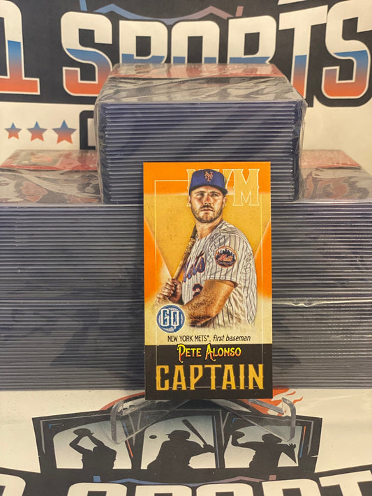 2021 Topps Gypsy Queen (Mini, Captain) Pete Alonso #CM-PA