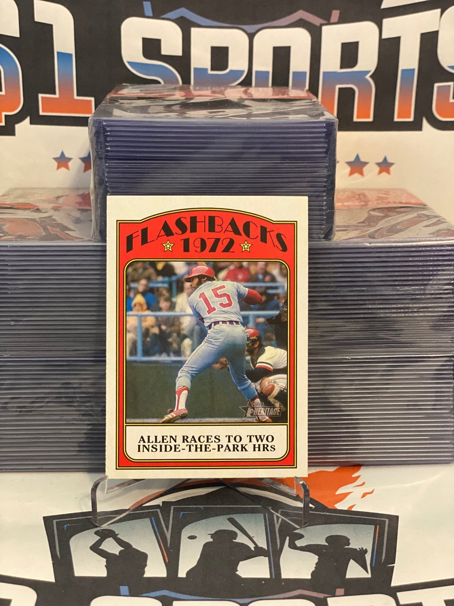 2021 Topps Heritage (1972 Flashbacks) Dick Allen #BFB-DA