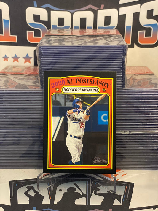 2021 Topps Heritage (Black Border, Postseason) Cody Bellinger #25