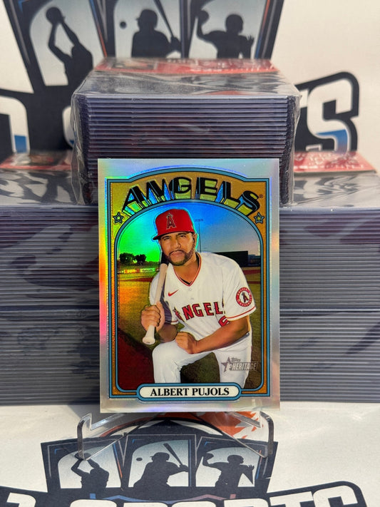 2021 Topps Heritage (Chrome Refractor 118/572) Albert Pujols #189