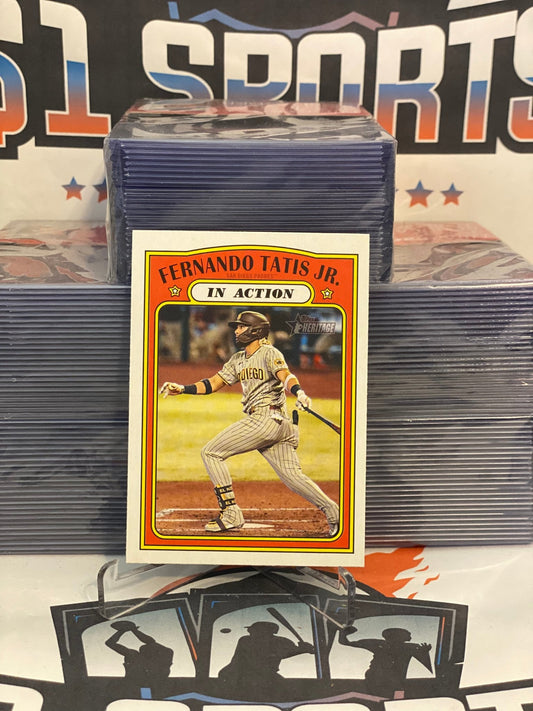 2021 Topps Heritage (In Action) Fernando Tatis Jr. #138