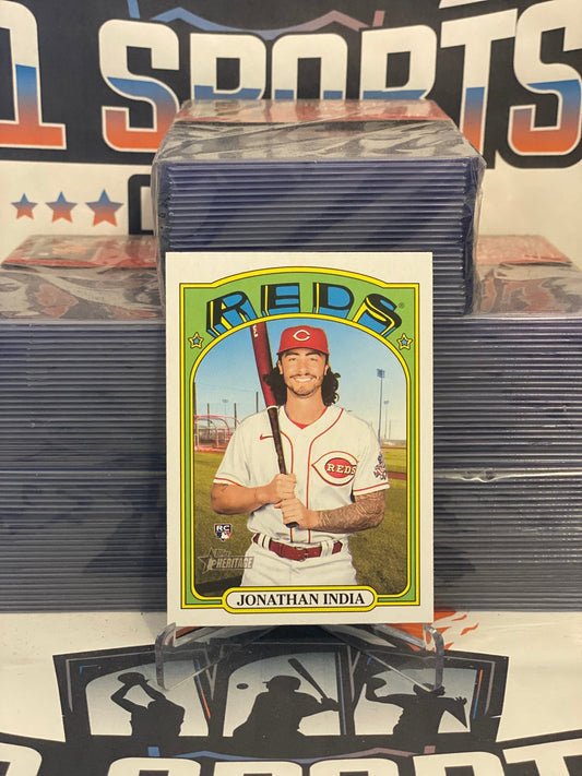 2021 Topps Heritage Jonathan India Rookie #541