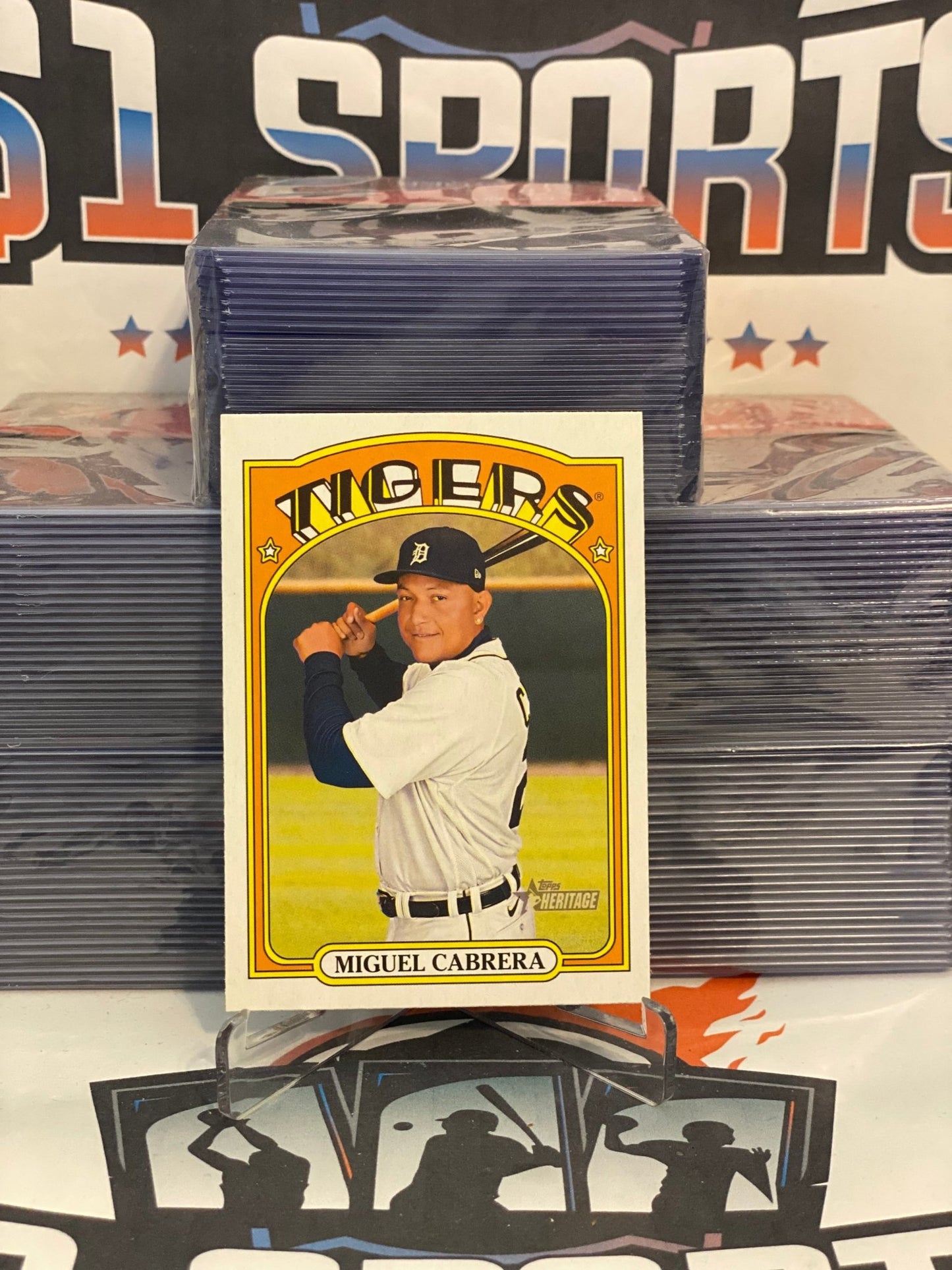 2021 Topps Heritage Miguel Cabrera #107
