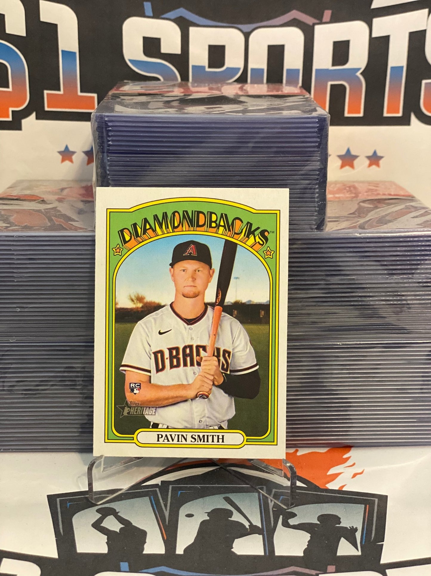2021 Topps Heritage Pavin Smith Rookie #570