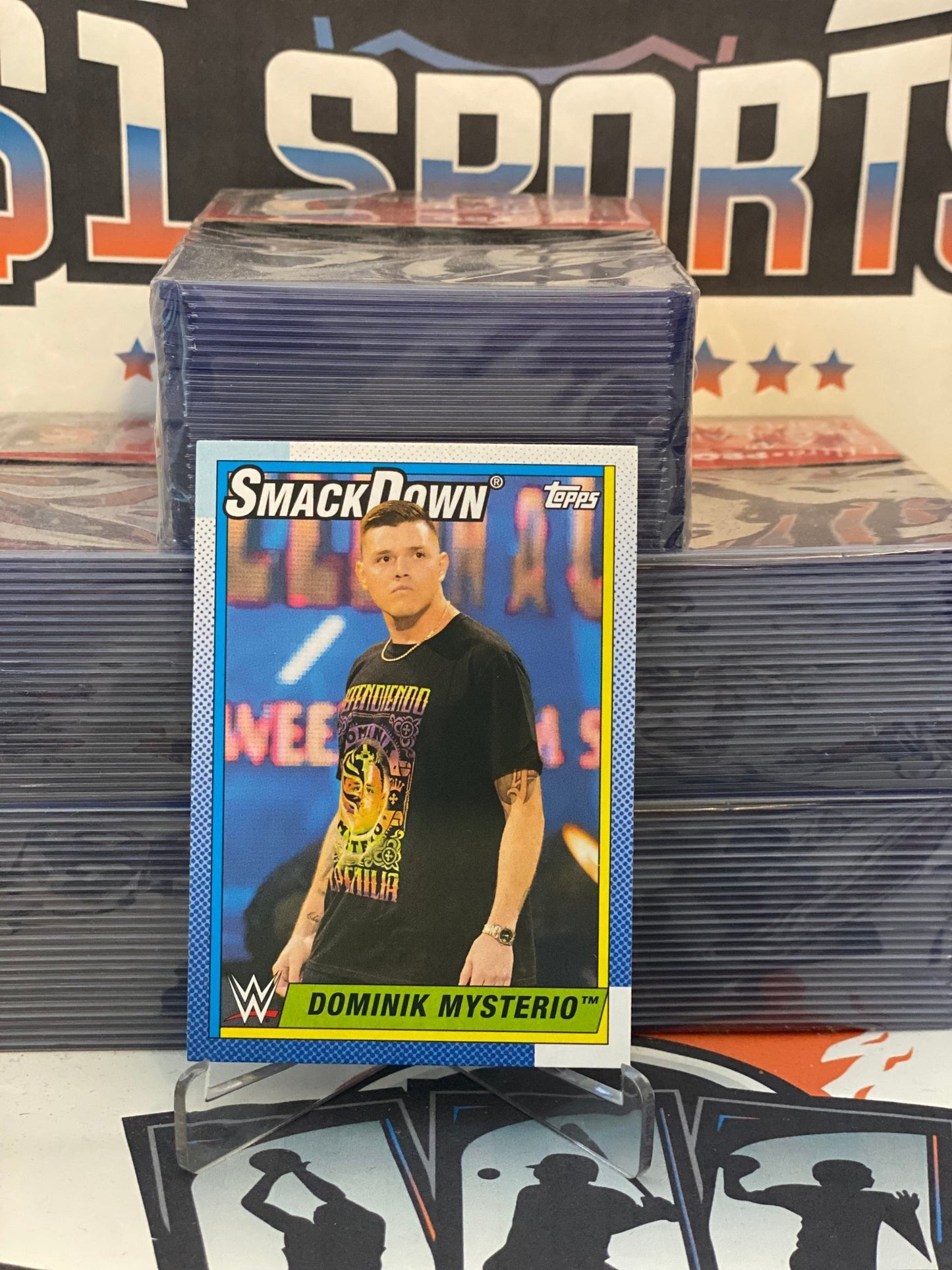2021 Topps Heritage WWE Dominik Mysterio Rookie #58