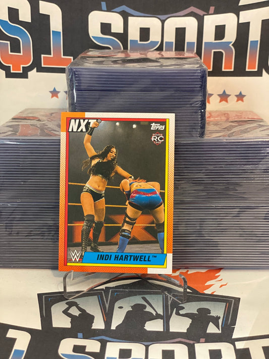2021 Topps Heritage WWE Indi Hartwell Rookie #85
