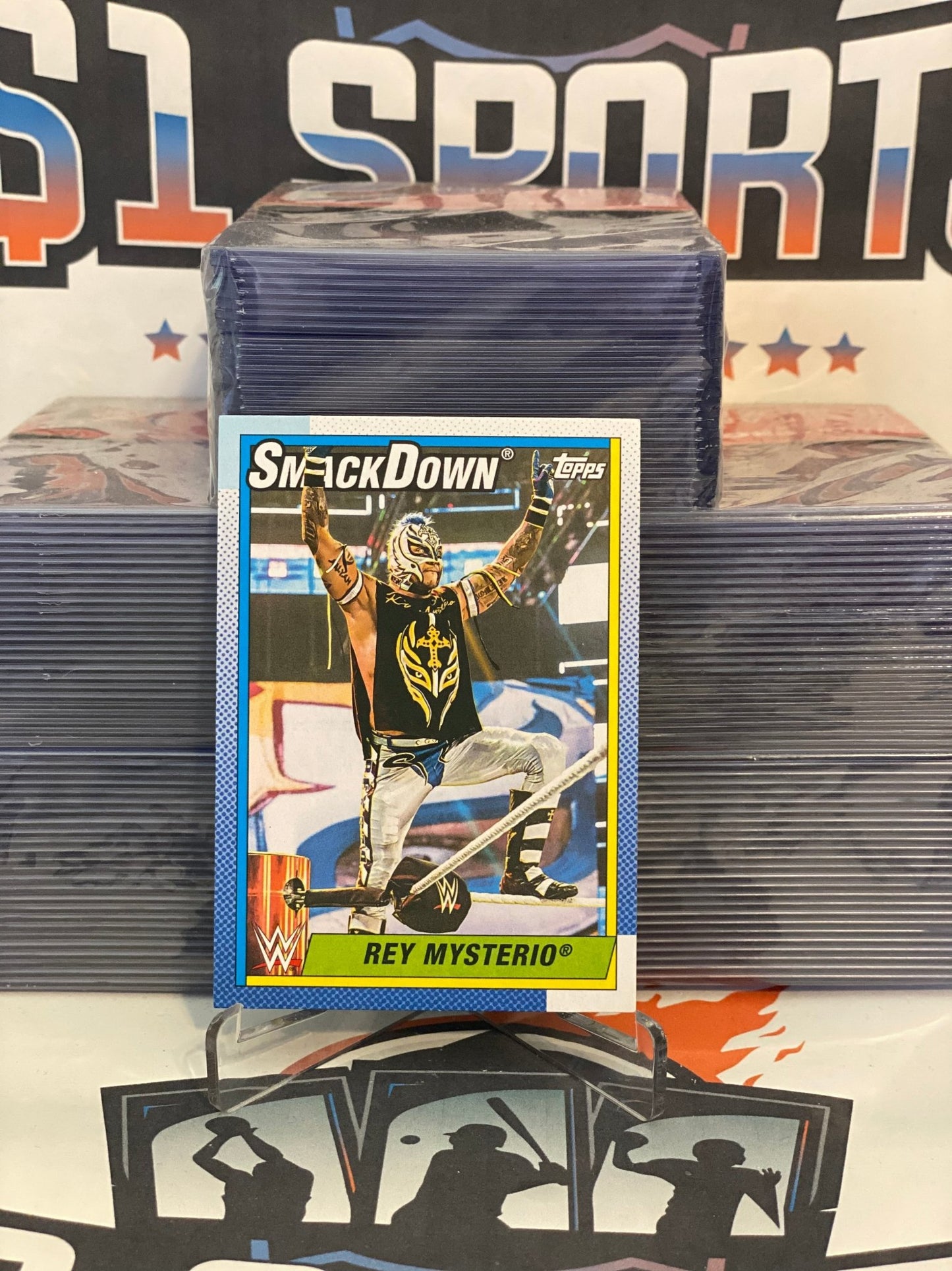 2021 Topps Heritage WWE Rey Mysterio #68
