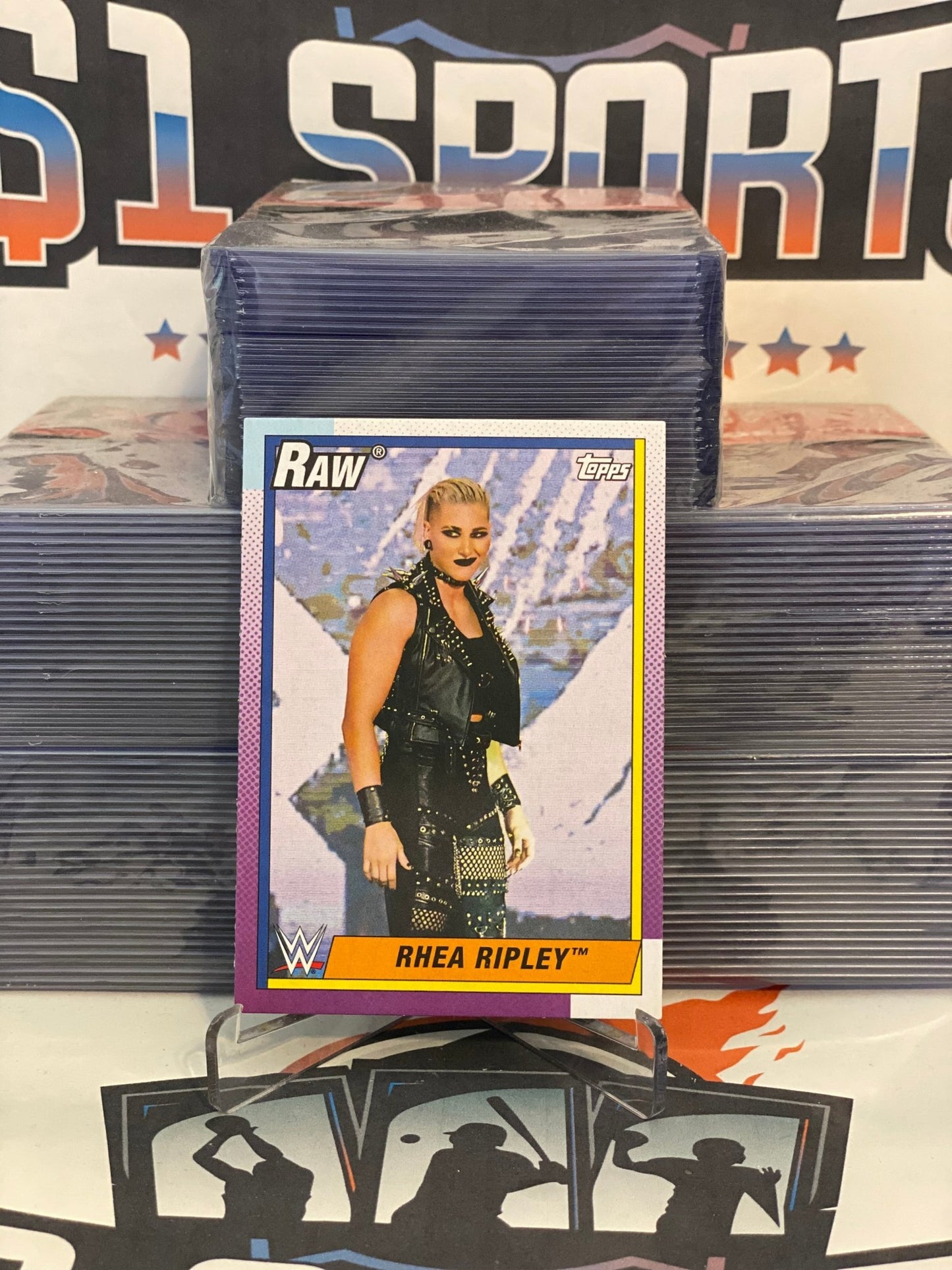 2021 Topps Heritage WWE Rhea Ripley #34