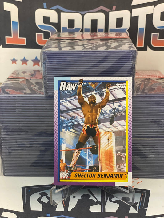2021 Topps Heritage WWE Shelton Benjamin #41