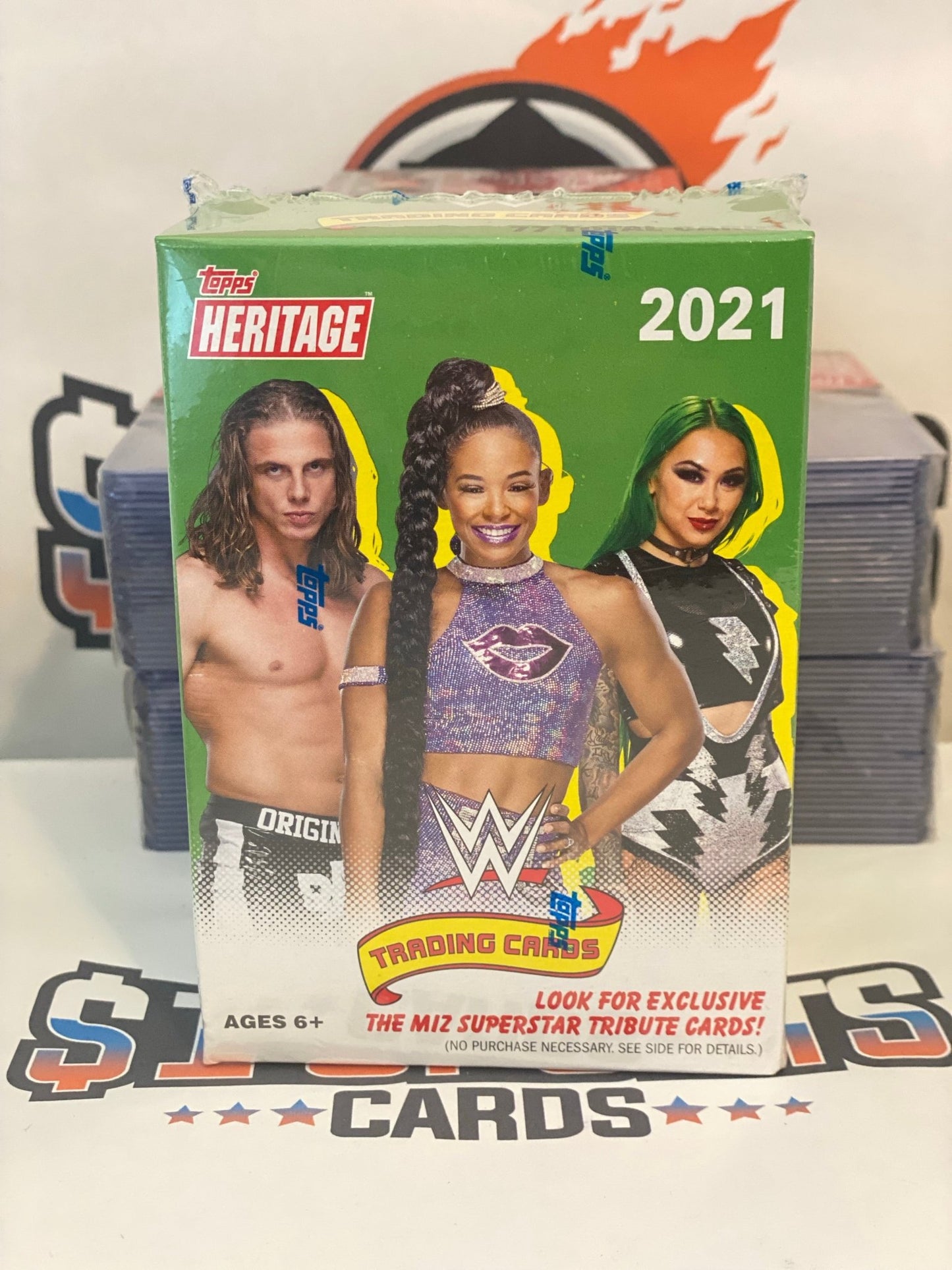 2021 Topps Heritage WWE Wrestling Blaster Box
