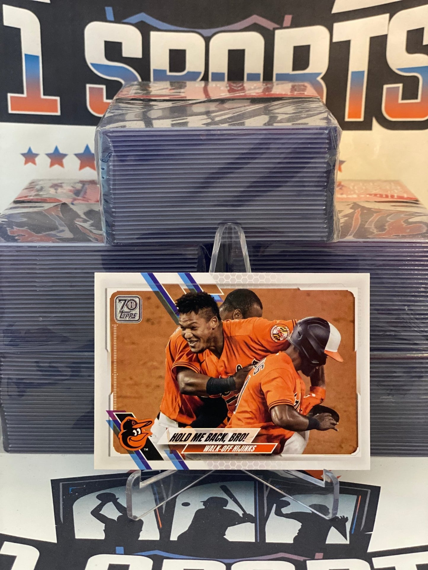 2021 Topps (Hold Me Back, Bro!) Pedro Severino, Cedric Mullins #578