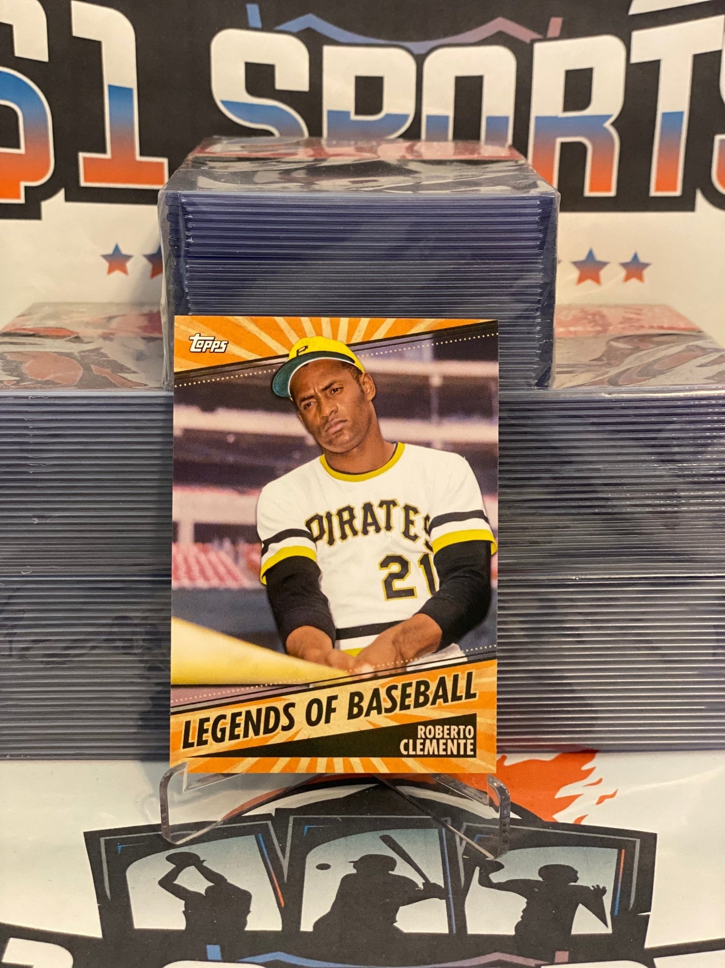 2021 Topps (Legends of Baseball) Roberto Clemente #LOB-2