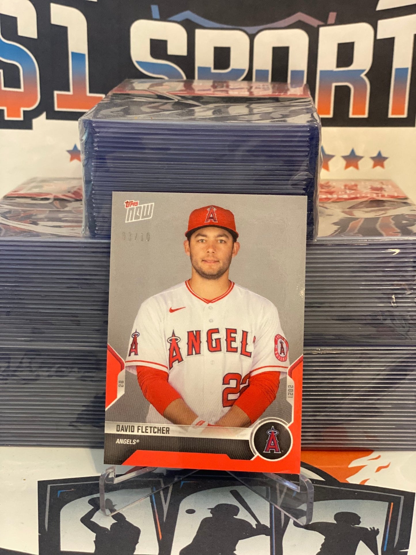 2021 Topps Now (Opening Day 03/10) David Fletcher #OD-172