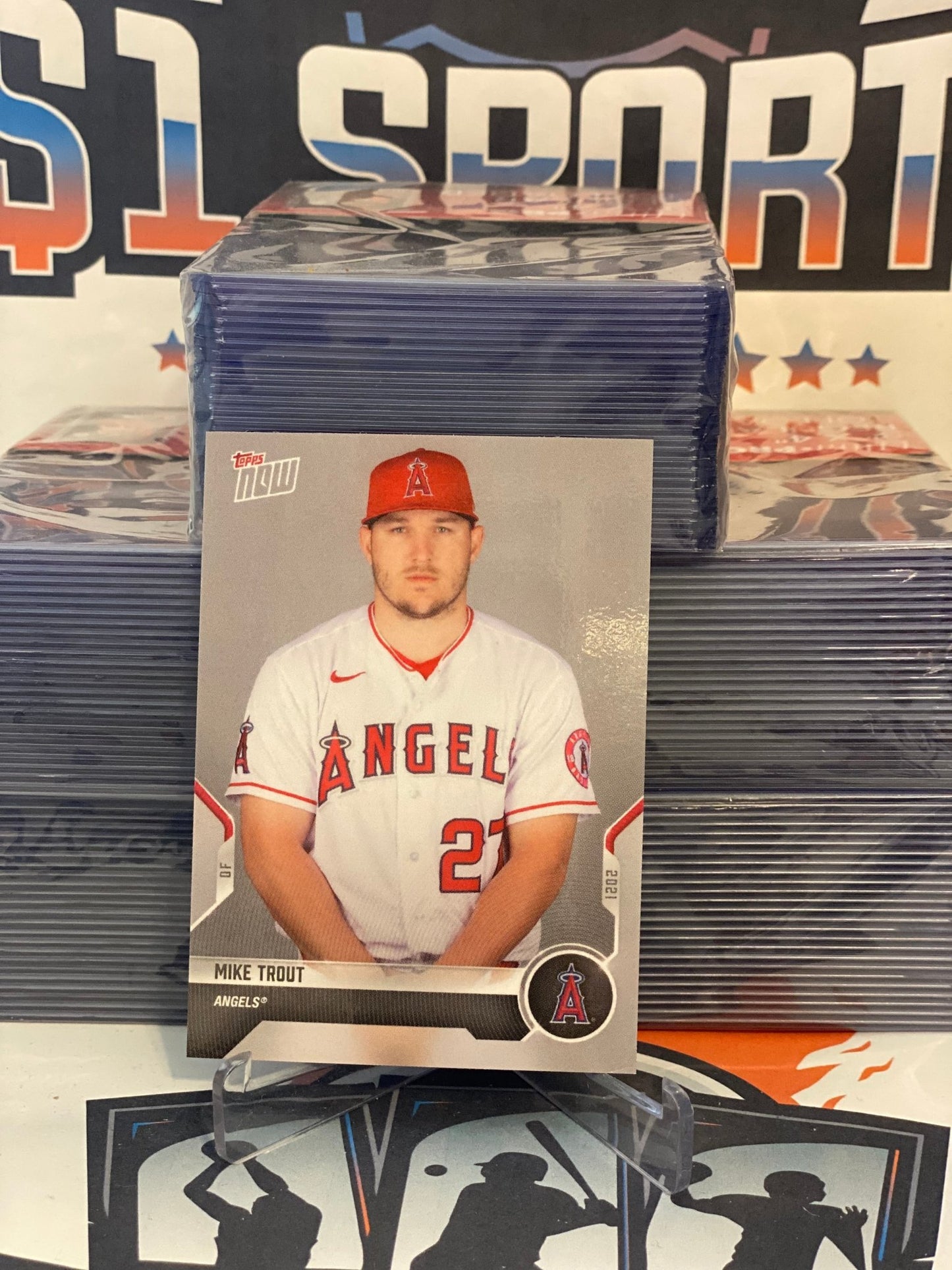 2021 Topps Now (Opening Day) Mike Trout #OD-167