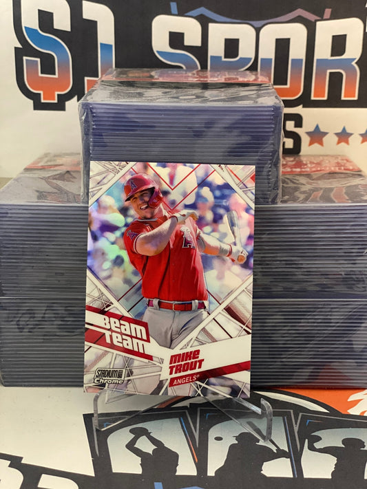2021 Topps Stadium Club Chrome (Beam Team) Mike Trout #BTC-2