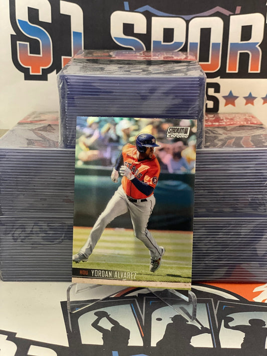 2021 Topps Stadium Club Chrome (Refractor) Yordan Alvarez #89