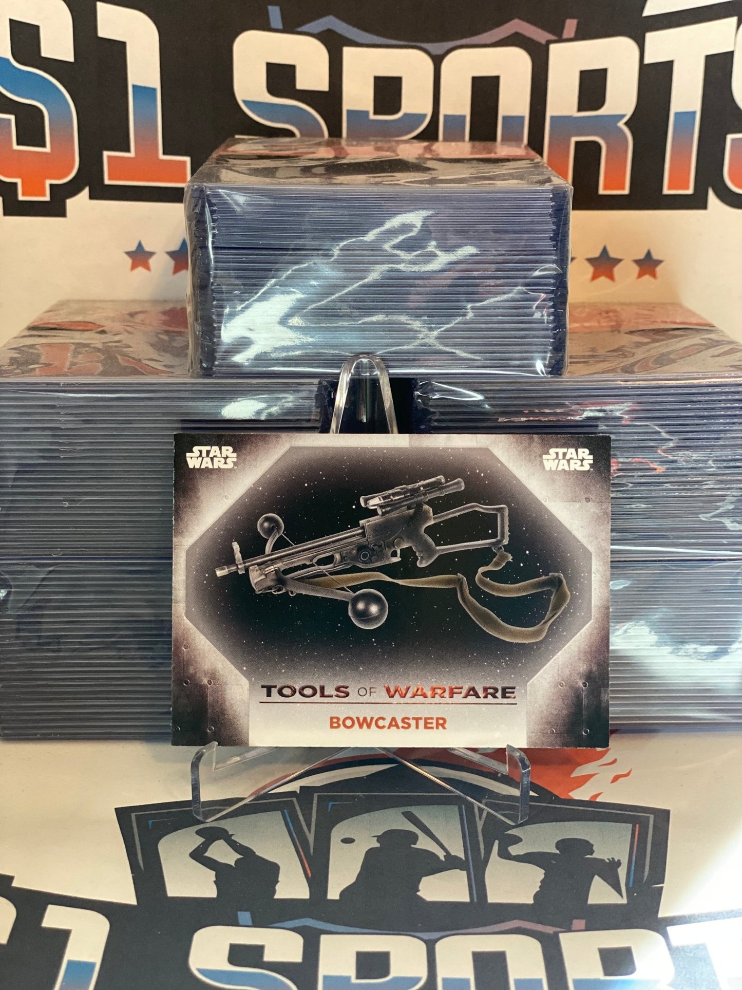 2021 Topps Star Wars Battle Plans (Tools of the Warfare) Bowcaster #TW-7