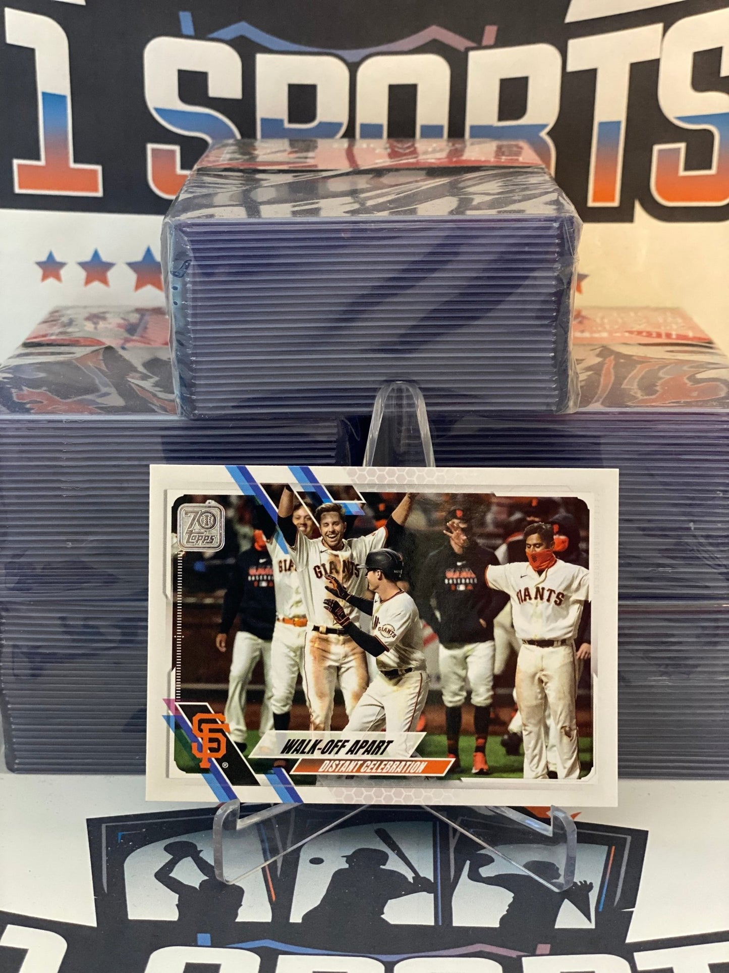 2021 Topps (Walk-Off Apart) Mike Yastrzemski #258