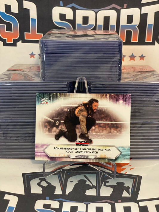 2021 Topps WWE (Royal Rumble) Roman Reigns #9