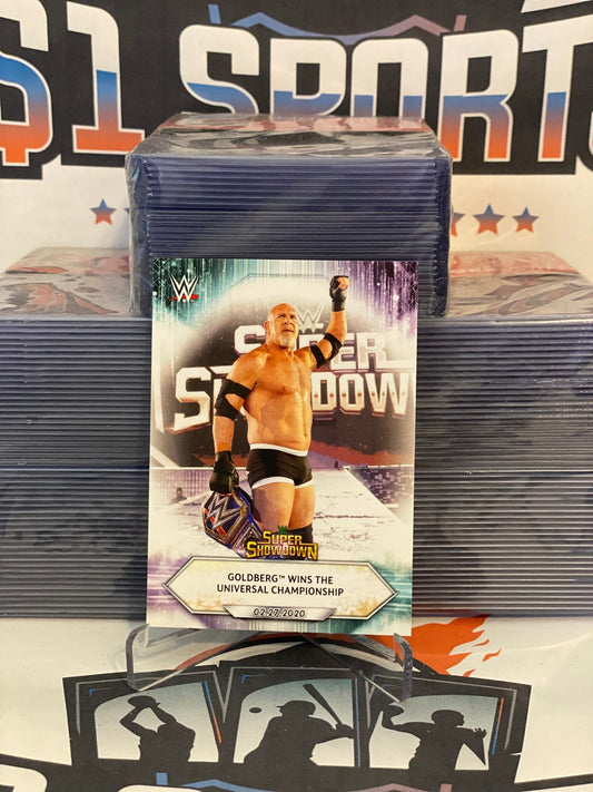 2021 Topps WWE (Super Showdown) Goldberg #28