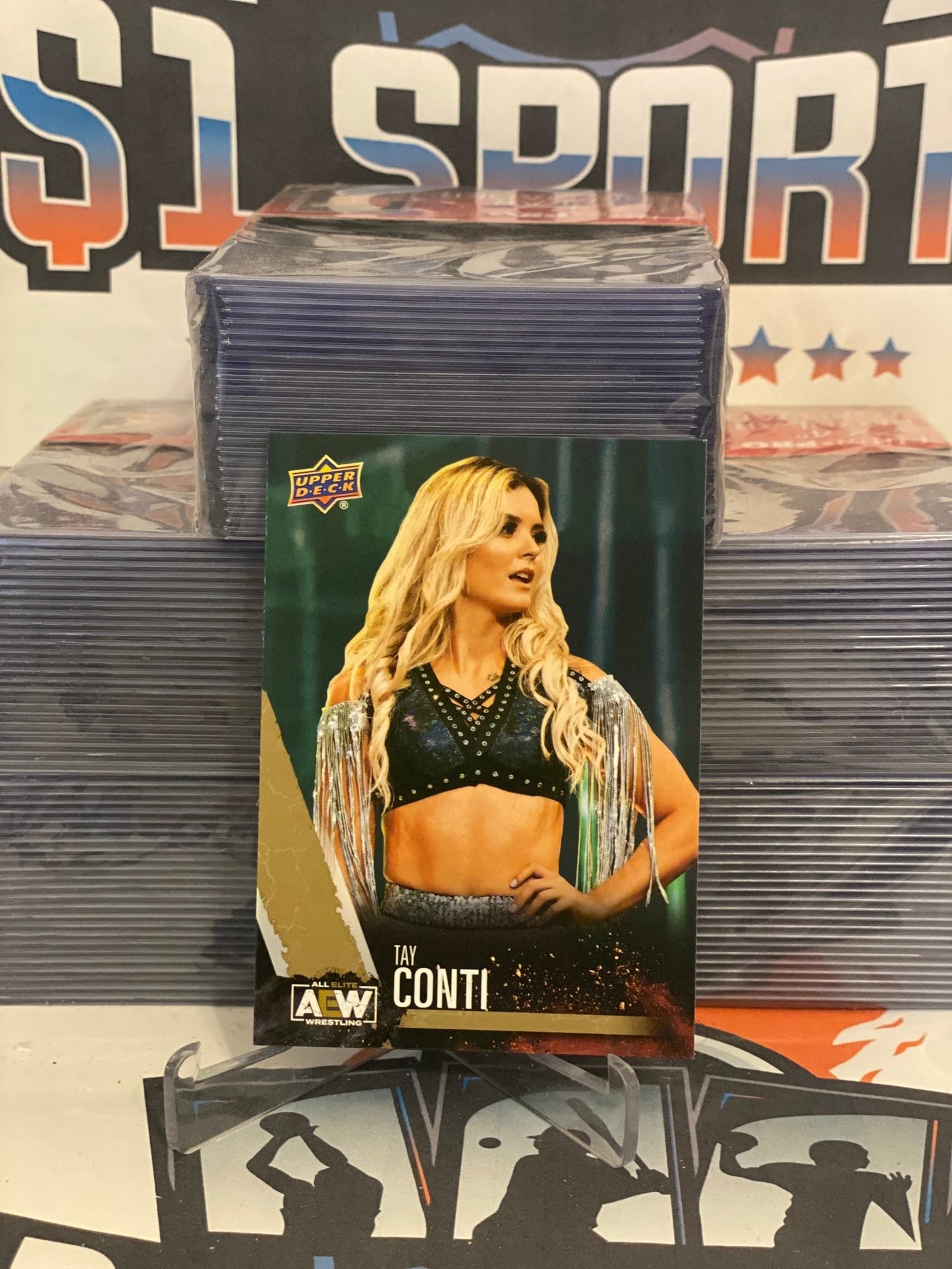 2021 Upper Deck AEW (Gold) Tay Conti #39