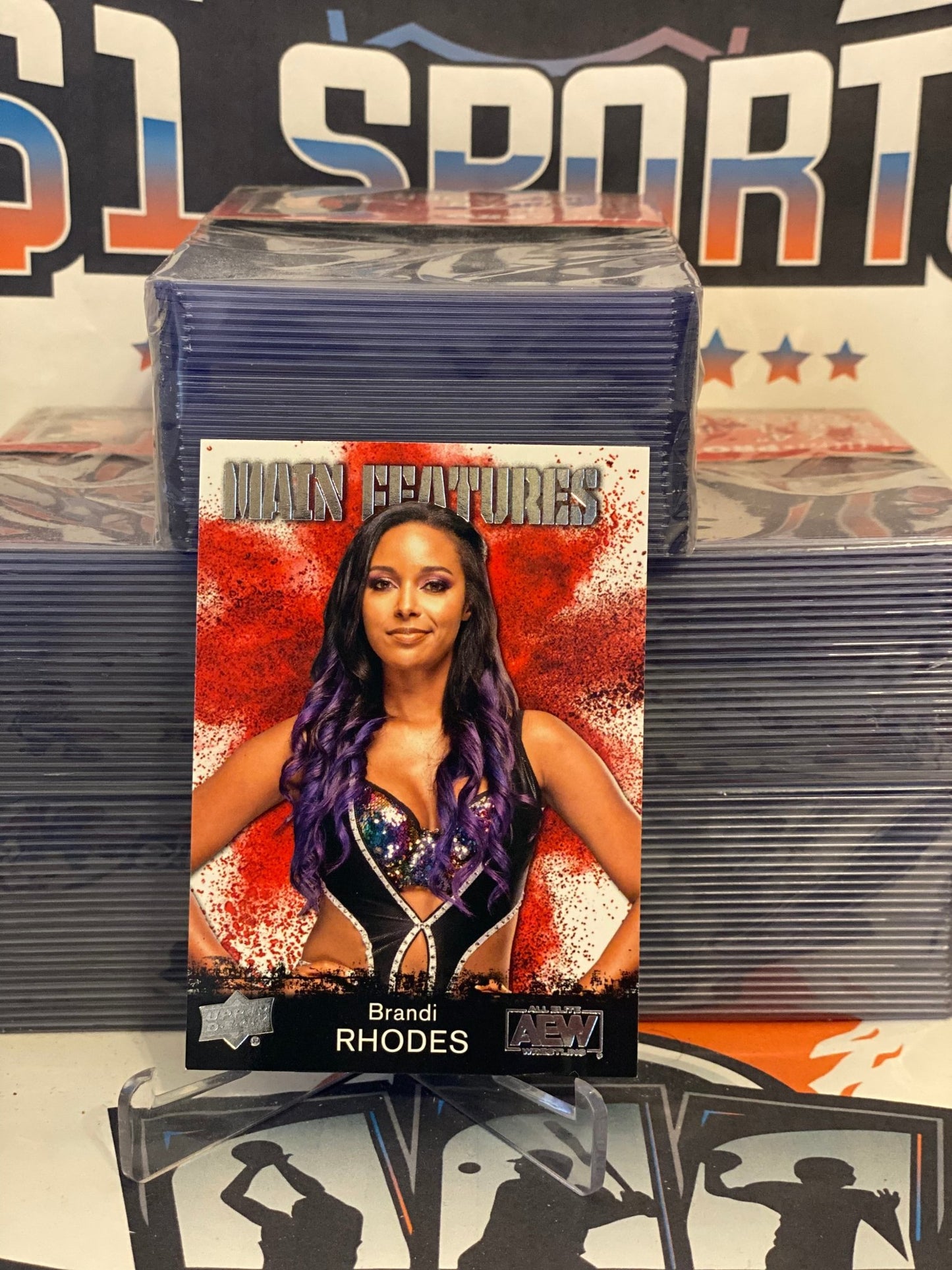 2021 Upper Deck AEW (Main Features) Brandi Rhodes #MF-15
