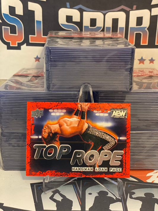 2021 Upper Deck AEW (Top Rope) Adam "Hangman" Page #TR-8